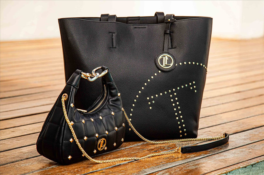 Blake Quilted Studded Mini Hobo