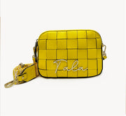 Georgia Yellow Woven Camera Bag